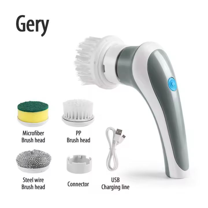 Cepillo Eléctrico Portátil Limpiador de Baño, Coche, Electrodomésticos - 1