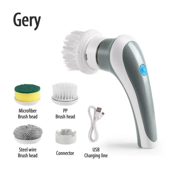 Cepillo Eléctrico Portátil Limpiador de Baño, Coche, Electrodomésticos - 1