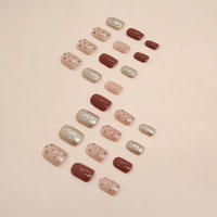 Uñas Postizas Francés Minimalistas 96 Piezas + 4 Pegamentos + 4 Archos De Uñas Para Un Apariencia Profesional Y Duradera - details 5