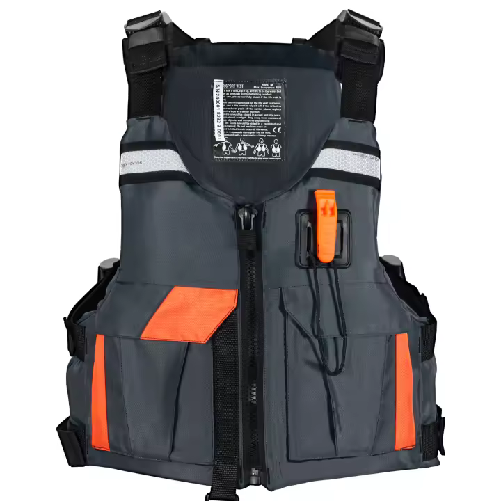 SucceBuy Chaleco Salvavidas para Deportes Acuáticos (PFD) - Nylon Impermeable con Flotabilidad 85N, Ideal para Pesca, Kayak, Surf y Más para Hombres y Mujeres, Talla M - 1