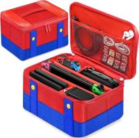 Bolsa de transporte portátil para consola, estuche de viaje, soportes para Gamecard, bolsa de almacenamiento para NS - details 0