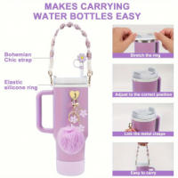 Kit de Accesorios para Botella de Agua Colorida de 7 Piezas Apto para Todas las Tazas - details 1