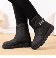 Botas de nieve de gran tamaño para mujer, zapatos cálidos de terciopelo de algodón, impermeables y antideslizantes, novedad - details 4