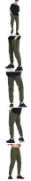 Pantalones Cargo de Moda para Hombres Estilo Casual de Jogging Diseño de Cremallera - details 2