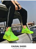 Gran oferta de zapatillas informales moradas a la moda, zapatillas para correr con cuchilla para hombre y mujer, talla grande 48, zapatillas deportivas ligeras y transpirables, zapatillas deportivas de malla para hombre - details 33