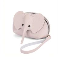 Bolsa de almacenamiento de monedas con cremallera de elefante para mujer, monedero pequeño con llavero, tarjetero coreano - details 4