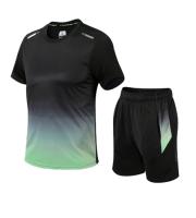 Traje deportivo de ocio de secado rápido para hombre, ropa de fitness transpirable suelta, ropa de entrenamiento de verano - details 5