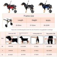 Silla de Ruedas Ajustable para Perros Pequeños Diseño Ligero en Aluminio y Polipropileno - details 1