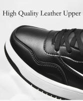 Zapatillas altas de marca para hombre, zapatos de baloncesto antideslizantes, zapatos de tenis transpirables, zapatos deportivos de cuero cómodos, zapatillas Unisex - details 6