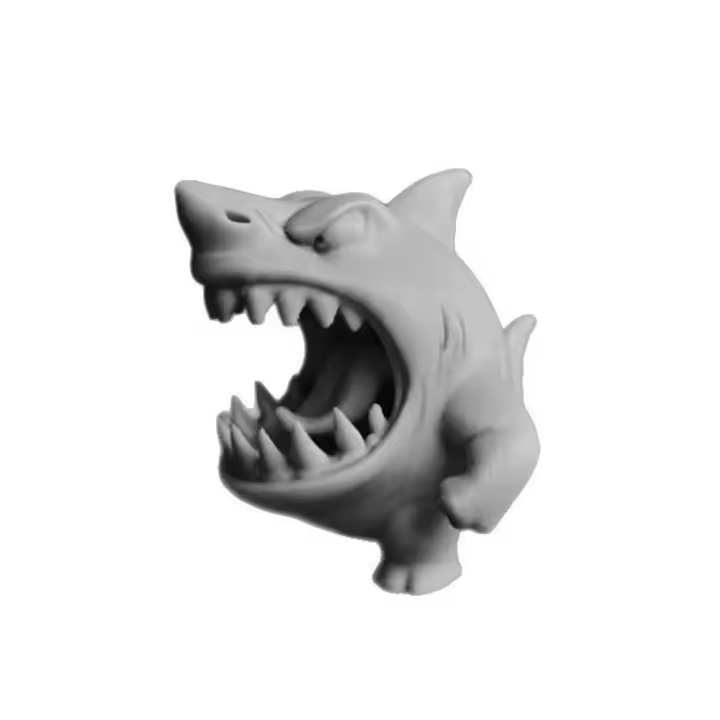 Estatua de Animal impresa en 3D, estatua de perro realista de dibujos animados, conejo, tiburón, elefante, modelo de Animal, adorno - 1