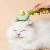 Cepillo de pelo para depilación de una sola tecla, cepillo de pelo portátil eficiente para perros y gatos, peine de aguja profesional silencioso - details 13