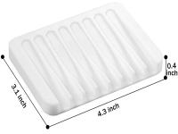 Caja de Jabón de Drenaje de Silicona Bandeja Antideslizante para Fregadero para el Hogar - details 2