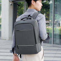 Mochila para ordenador portátil para hombre, resistente al desgaste, carga USB, adecuada para ordenador portátil de 16 pulgadas, diseño de tira reflectante, bolsa de negocios - details 11