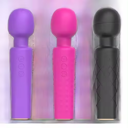 20 Frecuencia Vibración 8 Velocidades Imán recargable poderoso portátil cuerpo completo AV varilla masajeador para la mujer vibrador relajación masturbación palo - 1