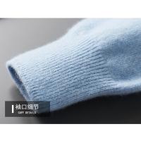 Otoño/Invierno nuevo suéter de cachemira para hombres jersey listo para usar de primera línea suéter Casual de medio cuello alto camisa de punto de lana pura - details 21