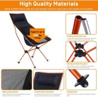 Silla de Camping Plegable de Tela Oxford Ultra Ligera para Exteriores Ideal para Pesca, Barbacoa, Festivales, Picnics, Playas - details 3