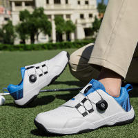 Zapatos de golf zapatos para hombres y mujeres perilla automática corbata material alto antideslizante - details 11