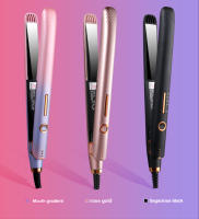 Plancha de pelo profesional 2 en 1, plancha plana para alisadores de cabello húmedos o secos, herramientas de peinado para rizos - details 29