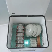 Mini lavavajillas automático portátil, encimera pequeña, encimera independiente, blanco - details 3