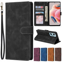 Funda de cuero con tapa magnética con soporte para tarjetas tipo billetera para Xiaomi Poco X7 X6 Pro X5 M5s C50 C40 X4 Pro M4 Pro X3 NFC F3 11T 12 Lite 12T - details 1