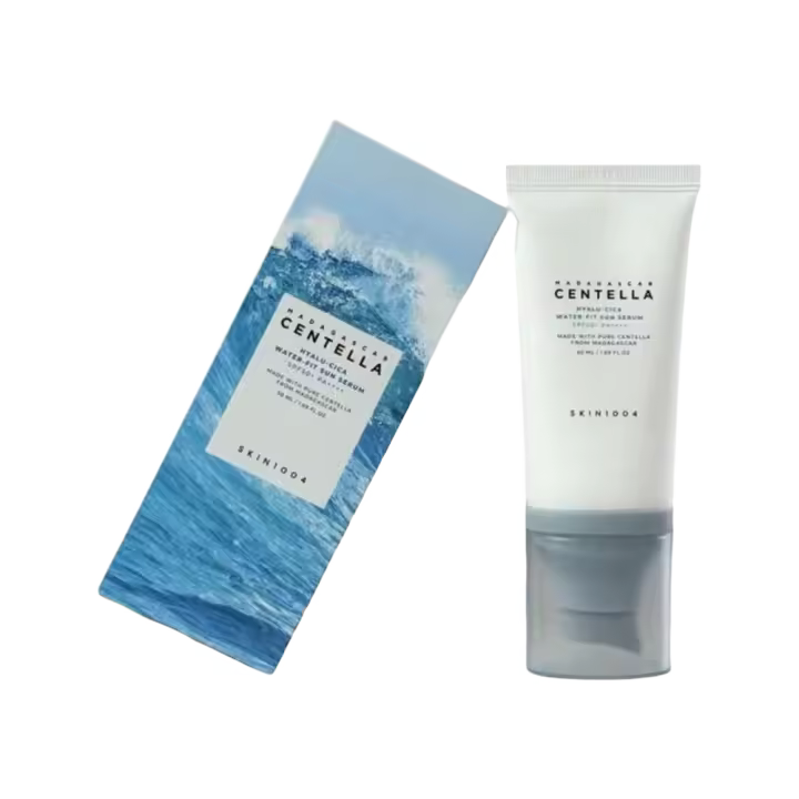Ácido hialurónico, hierba de nieve, crema protectora sensible al agua, Madagascar Centella Hyalu Cica, suero solar compatible con agua, 50g - 1