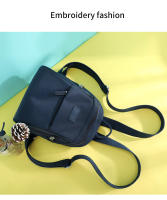 Mochila bolso de nylon para mujer nueva mochila simple de moda mochila pequeña de viaje de ocio para mujer - details 13