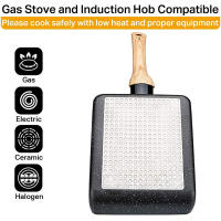Sartén Walfos No-Stick para Cocina y Desayuno Apto para Gas y Inducción Hecho en China Material Maifan Piedra Estilo Clásico - details 2
