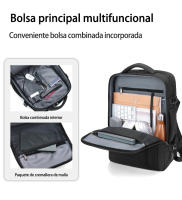 Mochila de gran capacidad para hombre, mochila de viaje de ocio, expandible, impermeable, interfaz USB - details 5