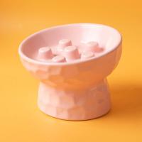 Cuenco de alimentación lenta de cerámica para gatos, cuenco antideslizante antivertido para mascotas, cuenco de pie alto, cuenco creativo elevado para gatos - details 4