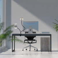 Luz de Selfie con Soporte para Teléfono Luz de Cámara LED para Streaming en Directo/Maquillaje - details 1
