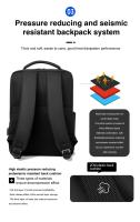 Mochila de negocios para hombre, mochila impermeable para ordenador, tela Oxford, gran capacidad, Busines de carga USB - details 8
