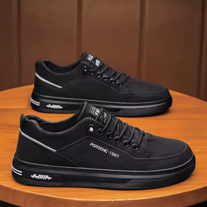 Zapatos de trabajo antideslizantes resistentes al desgaste, calzado de trabajo para hombres, tendencia versátil, impermeable - 1
