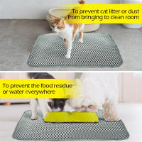 Alfombra de Arena para Gatos Protector de Piso de Doble Capa Impermeable Autolimpiante para Caja de Arena Gama de Tamaño Todo Tipo de Raza - details 6