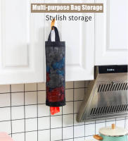 Dispensador de bolsas de basura de plástico para la cocina, organizador colgante para la recolección de basura - details 3