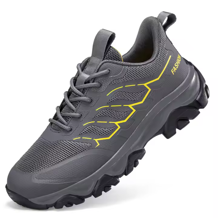 Zapatos ligeros de senderismo para hombre, zapatillas de viaje transpirables para exteriores, resistentes al desgaste, antideslizantes, para caminar, Verano - 1