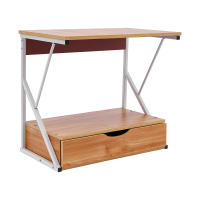 Estante de almacenamiento para microondas de 2 etapas, estantes de panadería, organizador de cocina para encimera, estantes de panadería, cocina - details 2