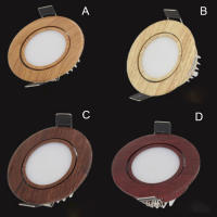 Luces led empotradas de madera modernas, 3W, 5W, para techo, sala de estar, dormitorio, fondo, baño, downlights de madera ajustables - details 0
