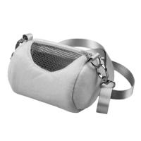 Mochila de transporte para hamster accesorios para mascotas jaula diseño cilíndrico suave práctico para el cuerpo cruzado - details 5