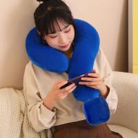 Almohada Cervical suave multiusos con signo de interrogación, almohada ergonómica de gran tamaño para siesta en la oficina, almohada para sofá respetuosa con la piel, regalo - details 8