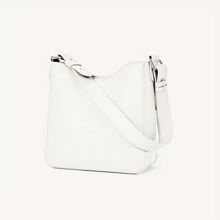 Bolso de hombro con diseño parcheado de color sólido para mujer de verano 2024, bolso de cubo de moda para uso diario, bolso de viaje de moda para primavera, bolso de mano retro y bolsos de mano Bolso mediano Bolso Hobo Bolsos de hombro de trabajo de dise - 1