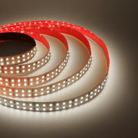 Tira de luces LED de doble fila, cinta Flexible de diodo, blanco Natural cálido, superbrillante, 12V, 24V, 2835, 5M, 240LED/m - details 5