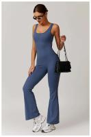 Conjunto de Yoga Ouwu Mono Deportivo para Mujeres Ropa de Gimnasio de Bolso Trasero Moda Deportiva - details 3