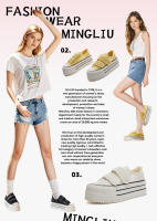 Nueva plataforma zapato blanco superior transpirable muffin zapatos casual versátil solo zapatos Velcro zapatos de las mujeres - details 1