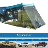 Tienda trasera SUV sombrilla para acampar al aire libre repelente de mosquitos toldo antiviento maleta trasera - details 7