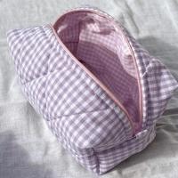 Bolsa de cosméticos pequeña de lana de cordero, bolsa organizadora de maquillaje de felpa bonita, estuche de lápices Kawaii, monedero de viaje, almacenamiento para el hogar - details 2