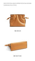 Bolso bandolera tipo cubo de cuero genuino de alta calidad con cordón ajustable y suave, hecho de cuero vacuno arrugado de nuevo estilo. - details 17