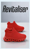 Zapatillas de deporte de marca para niños, zapatos deportivos antideslizantes para correr, zapatos planos casuales para niñas, zapatos de tenis de punto transpirables - details 15