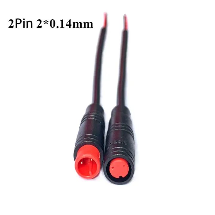 M8 Cable opcional para Ebike, Base de Pin de pantalla, conector impermeable, 2, 3, 4, 5, 6 pines - 1