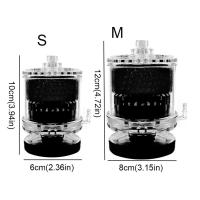 Mini filtro de tanque de peces 3 en 1, aireador de tanque de peces de plástico desmontable, filtro de esponjas bioquímicas ultrasilenciosas para aumentar el oxígeno - details 0