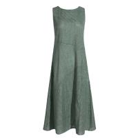 Vestido MIDI de verano a rayas con estilo casual y cómodo Sin mangas, suelto, con bolsillos, Moda para mujeres - details 3